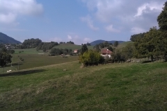 Le gîte vu depuis la route