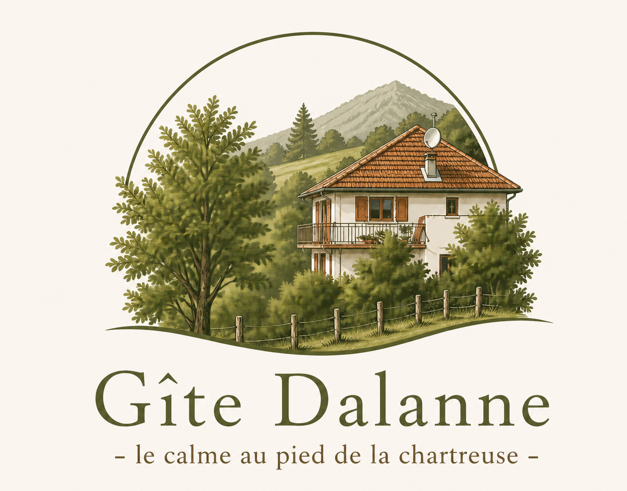 Gîte calme à Voiron, au pied de la Chartreuse.